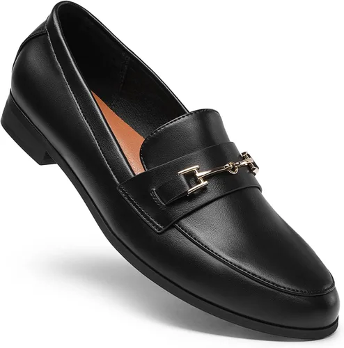 Miniatura 2 de DREAM PAIRS Mocasines Penny para mujer, cómodos zapatos planos y elegantes