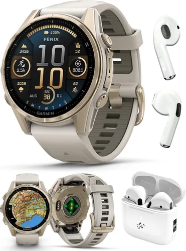 Miniatura 13 de PlayBetter Garmin Fenix 8 AMOLED Sapphire (43mm, Titanio DLC gris carbón) Reloj inteligente multideporte GPS con pantalla AMOLED de zafiro