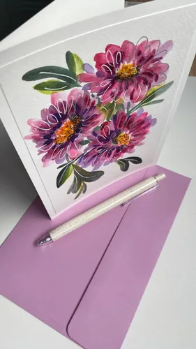 Miniatura 2 de Tarjetas Especiales pintadas a mano
