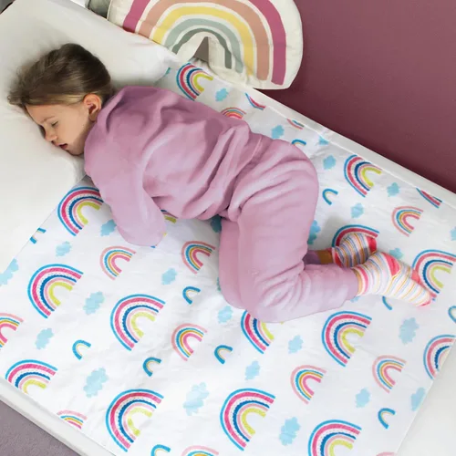 Miniatura 18 de Hygge Sheets - Almohadillas para orinar para niños y niños pequeños, 100% impermeable, almohadilla antideslizante para camas de tamaño matrimonial