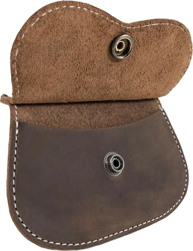 Miniatura 52 de Hide & Drink, Cartera en forma de gato, bolsa para monedas, soporte para dinero, accesorio de viaje, cuero de grano completo, hecho a mano, Negro