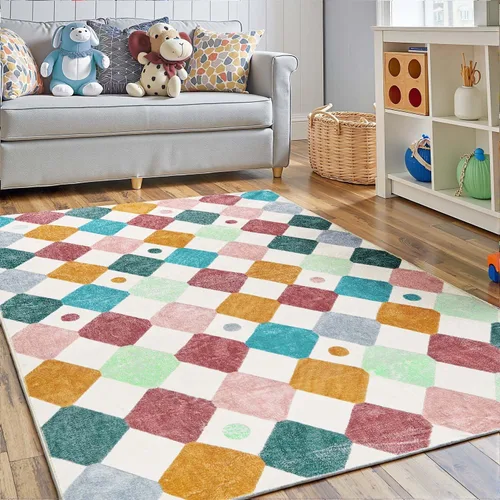 Miniatura 62 de jinchan Alfombra a rayas de 2 x 3 para entrada, alfombra de cocina, tapete pequeño, antideslizante, ligero, de bajo perfil, decoración para entrada