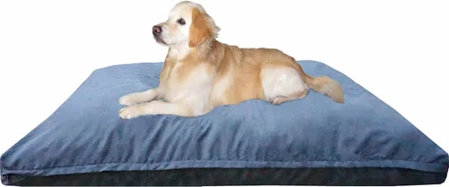 Miniatura 10 de Almohada ortopédica prémium con espuma viscoelástica para cama de perro, con revestimiento interior impermeable y cubierta externa de microgamuza