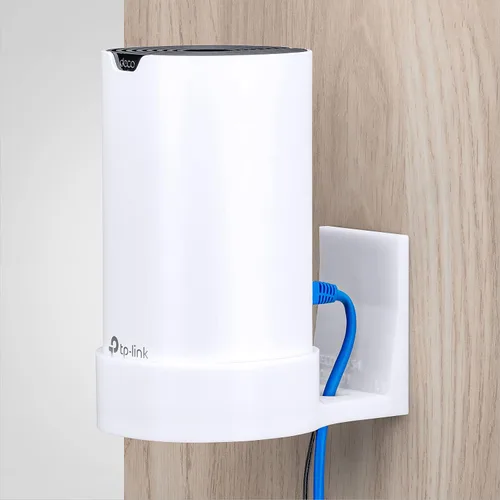 Miniatura 8 de Soporte adhesivo Deco M4 y S4 para montaje en pared para malla WiFi TP-Link, soporte de cinta VHB fuerte, sin tornillos, taladros y no necesita