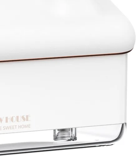 Miniatura 7 de EVGATSAUTO Humidificador de escritorio, humidificador de casa de nieve, ajuste de 2 velocidades, portátil, silencioso, USB, enchufe, regalo con luz