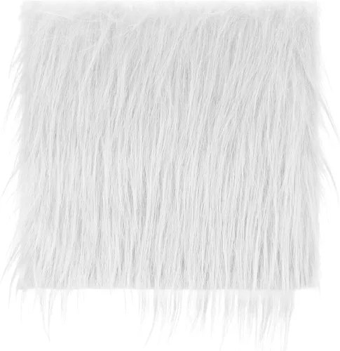 Miniatura 8 de Piel sintética para manualidades, 10 x 20 pulgadas, piel falsa de Navidad, tela de piel esponjosa, corte de piel para manualidades, manualidades