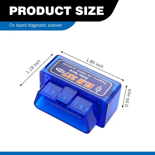 Miniatura 2 de MLY Escáner de Diagnóstico Automotriz OBDII, Herramienta de Diagnóstico Bluetooth OBDII ELM327 V2.1, Lector Profesional de Códigos de Falla