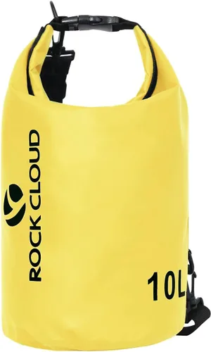 Rock Cloud - Bolsa seca impermeable de 2.64 galones, para kayak, rafting, navegación, playa, surf, natación, canoa, campamento, senderismo, pesca y
