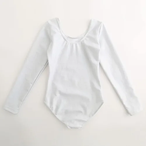Miniatura 13 de AFAVOM Leotardos de gimnasia para niñas, leotardos de manga larga para niñas, brillantes y brillantes, para gimnasia, traje de ballet y danza