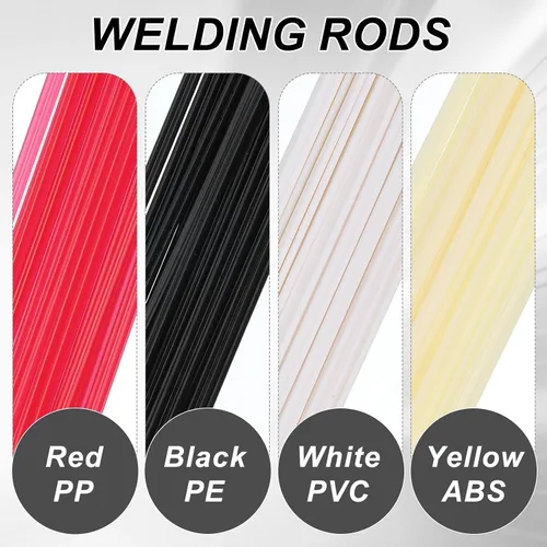 Miniatura 3 de Plastic Welding Rods, Welder Rod High-Strength Waterproof Fit for Repairing Plastic Negro