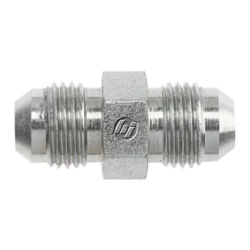 Brennan 2403-06-06-SS, Acoplador de tubo JIC de acero inoxidable, 06MJ-06MJ acoplador, tubo de 3/8" OD