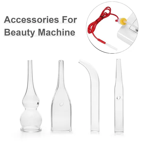 Miniatura 5 de Elitzia Cuatro tipos de tubos de vidrio absorbente de puntos negros Accesorios de máquina de belleza de uso múltiple 10/set del mismo tipo ETD215SA