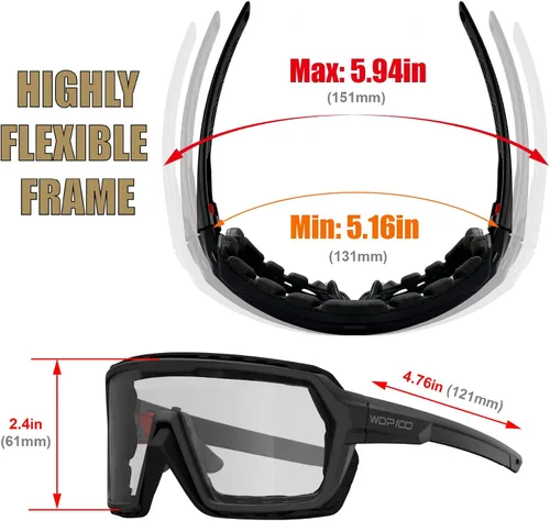 Miniatura 4 de Powersports - Gafas de sol antivaho para motocicleta