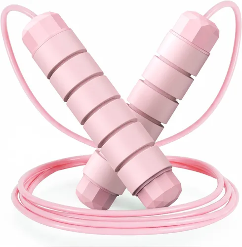 Miniatura 14 de Cuerda de saltar sin enredos de velocidad rápida, cable de salto con rodamientos de bolas para mujeres, hombres y niños, cuerda de saltar de acero
