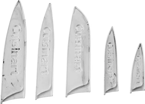 Miniatura 4 de Cuisinart C55-10PWM Juego de cuchillos recubiertos de cerámica con fundas protectoras de hoja (juego de 10 piezas) en mármol sintético