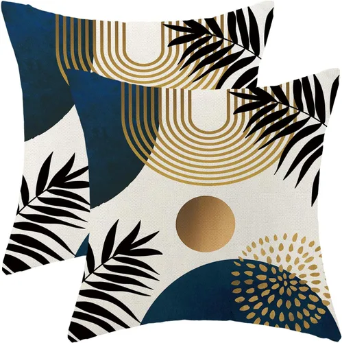 Miniatura 16 de Fundas de Almohada con Estampado de Antílope 16x16 Pulgadas Paquete de 2, Fundas de Almohada Decorativas con Estampado de Piel de Animal Marrón