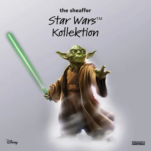 Miniatura 4 de Sheaffer Pop Star Wars Yoda - Pluma estilográfica con borde cromado y punta mediana