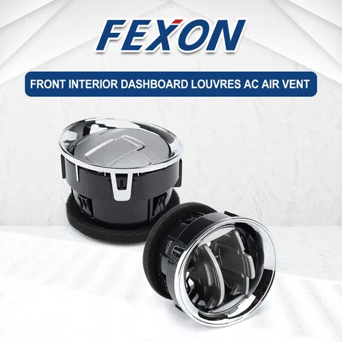 Miniatura 2 de FEXON Rejillas delanteras interiores para salpicadero, calefactor de CA cromado, compatible con Ford F150 F-150 Lobo 9L3Z-19893-CA 2009-2014, 4