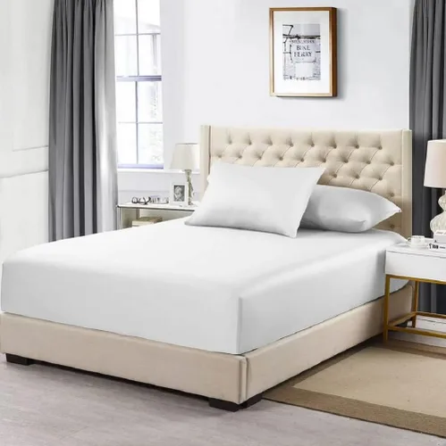 Miniatura 3 de Hecho en Estados Unidos: sábana bajera de lujo de algodón puro de 800 hilos, solo con 2 fundas de almohada (tamaño Queen, gris) ropa de cama pesada