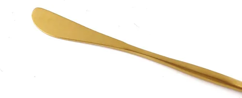 Miniatura 4 de Cuchillo de postre de mango redondo negro mate de 20 piezas, cuchillo de mantequilla, cuchillo de postre de 7.87 pulgadas