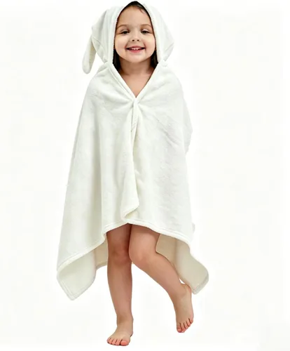 Miniatura 10 de Vauwmsr Toalla de baño de playa con capucha para niños, manta suave con capucha, bata de baño, poncho de natación, toalla de ducha para niños y Azul