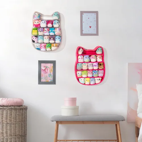 Miniatura 3 de Squishville de Original Squishmallows para jugar y exhibir almacenamiento - Incluyen cuatro peluches de 5 cm - Pie Grande, Axolotl, Loro, Camaleón