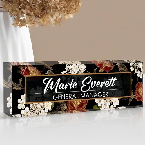 Miniatura 9 de Placa de nombre personalizada para escritorio Placa de nombre de escritorio personalizada Regalos personalizados de agradecimiento para jefe