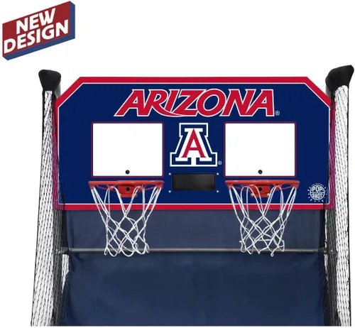 Miniatura 2 de Pop-A-Shot - Home Dual Shot with NCAA Graphics l Sensor Scoring l 16 Game Modes l 7 Balls l Foldable Storage l for All NCAA Fans