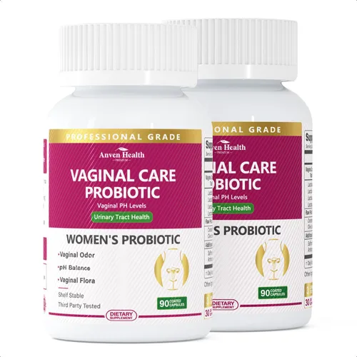 Probióticos vaginales para mujeres, equilibrio de pH y apoyo de olores saludables con lactobacillus, prebióticos y arándanos, 60 mil millones para