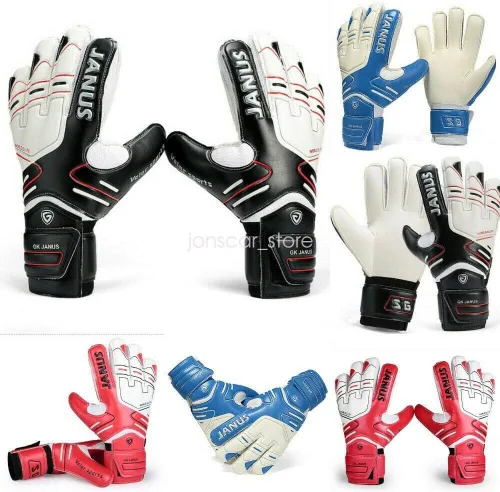 Miniatura 4 de Guantes de portero de fútbol profesional para niños y adultos y jóvenes con protección para los dedos, guantes de portero de fútbol de látex