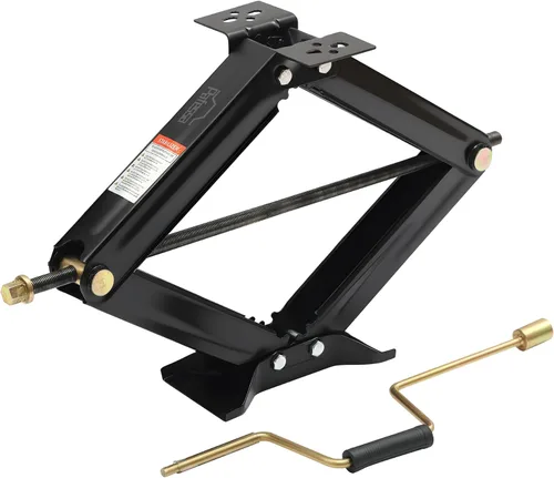Miniatura 9 de Estabilizador de Gato de Tijera para RV 6500lb Trabajo Pesado 24" Estabilizador de Remolque RV Gato de Tijera Nivelador para Remolque Camper