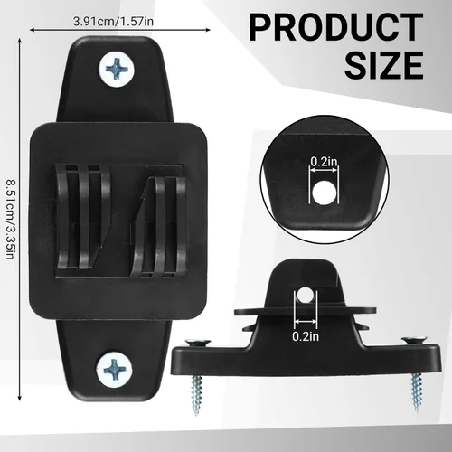 Miniatura 2 de Pushglossy 100 aisladores eléctricos para vallas de alambre, aisladores eléctricos para postes de madera, accesorios para clavos de madera para Negro