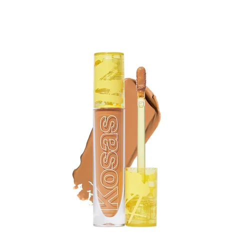 Miniatura 31 de Kosas Revealer Corrector - Maquillaje de cobertura media con ácido hialurónico, oculta las ojeras debajo de los ojos, manchas oscuras e Tono 6.8 W