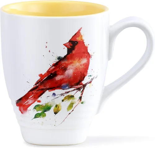 Miniatura 8 de Dean Crouser colección de taza de porcelana con diseño de acuarelas, bluebird