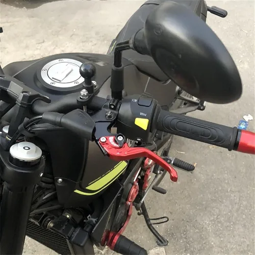Miniatura 7 de Palancas de freno de embrague corto ajustables para motocicleta para Yamaha R3 YZF-R3 MT03 MT-03 2015 2016 2018 2019 2020 2021 2022 2023