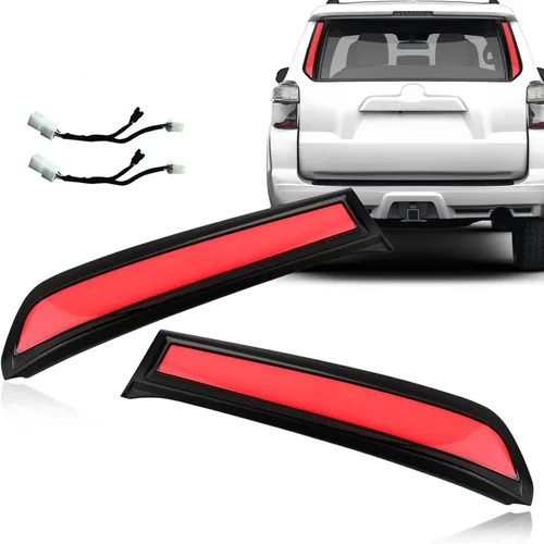 Miniatura 8 de Switchback - Lámpara LED ámbar blanca para parachoques delantero, antiniebla, diurna, secuencial, función de señal de giro LED compatible con Toyota