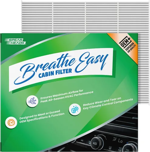Miniatura 36 de Spearhead OEM+ Filtro de aire de cabina Particulate Breathe Easy Compatible con 2015-17 Chrysler 200, 2014-18 Cherokee como OEM Proporciona