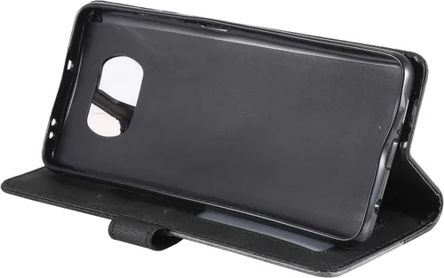 Miniatura 9 de Funda tipo cartera de cuero para Xiaomi Poco X3 NFC, funda de cuero con tapa de PU de alta calidad, con ranuras de crédito, atril, libro de bolsillo