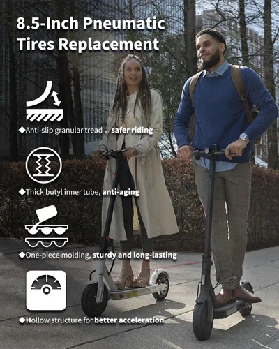 Miniatura 4 de 8.5 Tubo de neumático 50/75-6.1 Repuesto de neumático de scooter para scooter eléctrico Gorax/Xiaomi, neumático interior 8.5, neumático neumático