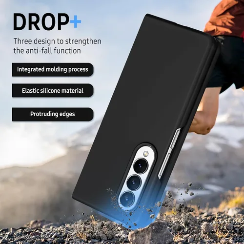 Miniatura 8 de Funda para Samsung Galaxy Z Fold 4, funda de silicona para Galaxy Z Fold 4 de silicona suave líquida Slim Fit a prueba de golpes Funda protectora
