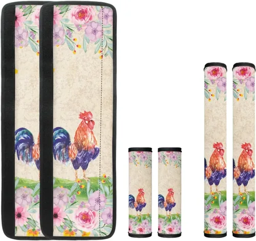 Miniatura 16 de DISNIMO Fundas protectoras de repuesto para refrigerador con diseño floral bohemio de libélula, fundas protectoras lavables para puertas de cocina