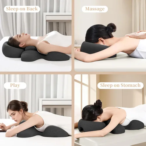 Miniatura 6 de Almohada Prona para Masaje, una Almohada de Soporte para el Pecho y la Cara para Dormir, es Adecuada para Masaje, SPA y Sueño. Viene con una Funda