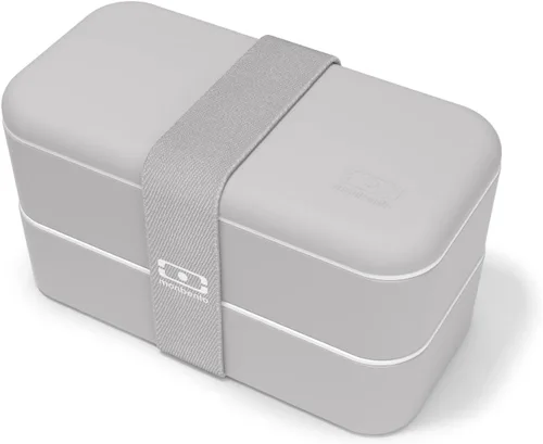 Miniatura 8 de Monbento - Caja Bento Adulto MB Original con diseño de fresa - 2 Compartimentos a Prueba de Fugas - Lonchera Apilable Ideal para Rosa