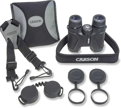 Miniatura 8 de Binoculares 3D de alta definición y a prueba de agua con vidrio de dispersión extra baja, de la marca Carson, negro High Quality Binoculars for