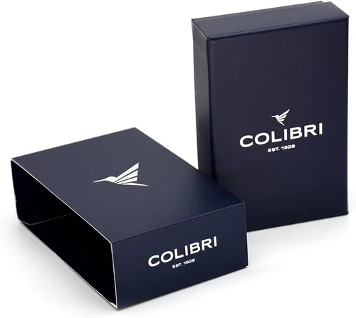 Miniatura 4 de Colibri Encendedor deslizante de doble chorro, negro + rojo