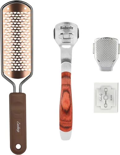 Miniatura 11 de Lima para Pies Raspador de Pies Pedicura - Removedor de Callos para Pies Easkep Rallador Profesional Raspa Raspador de Pies Removedor de Callos