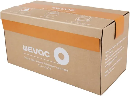 Miniatura 8 de Wevac Rollo de sellado al vacío de alimentos de 11" x 150' con cortador, bolsas selladoras al vacío ideales para Food Saver, sin BPA, grado
