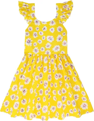Miniatura 306 de Vestido de verano para niña, de algodón, con diseño floral