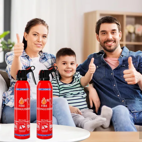 Miniatura 8 de ABC Dry Chemical Extintor de incendios de 2 unidades – Extintor de incendios doméstico para montaje en pared para cocina, hogar, barco, casa rodante