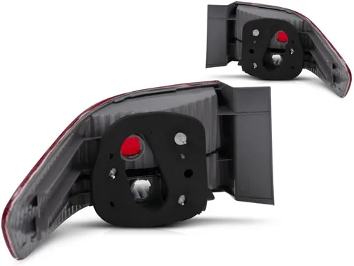 Miniatura 7 de KarParts360: Para 2003 2004 Honda Accord Conjunto de luces traseras par lado conductor y pasajero w/bombillas para HO2800148 HO2801148